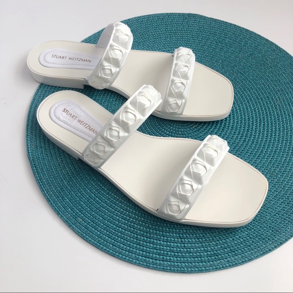 Stuart Weitzman Rosita Jelly Sandals-white - Picture 2 of 6